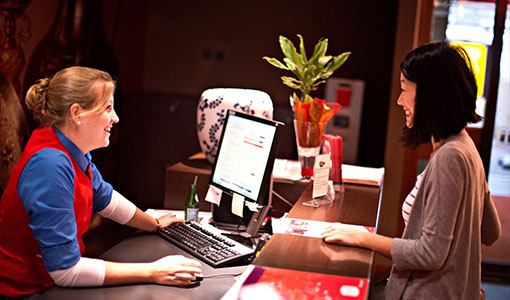 hotel front desk