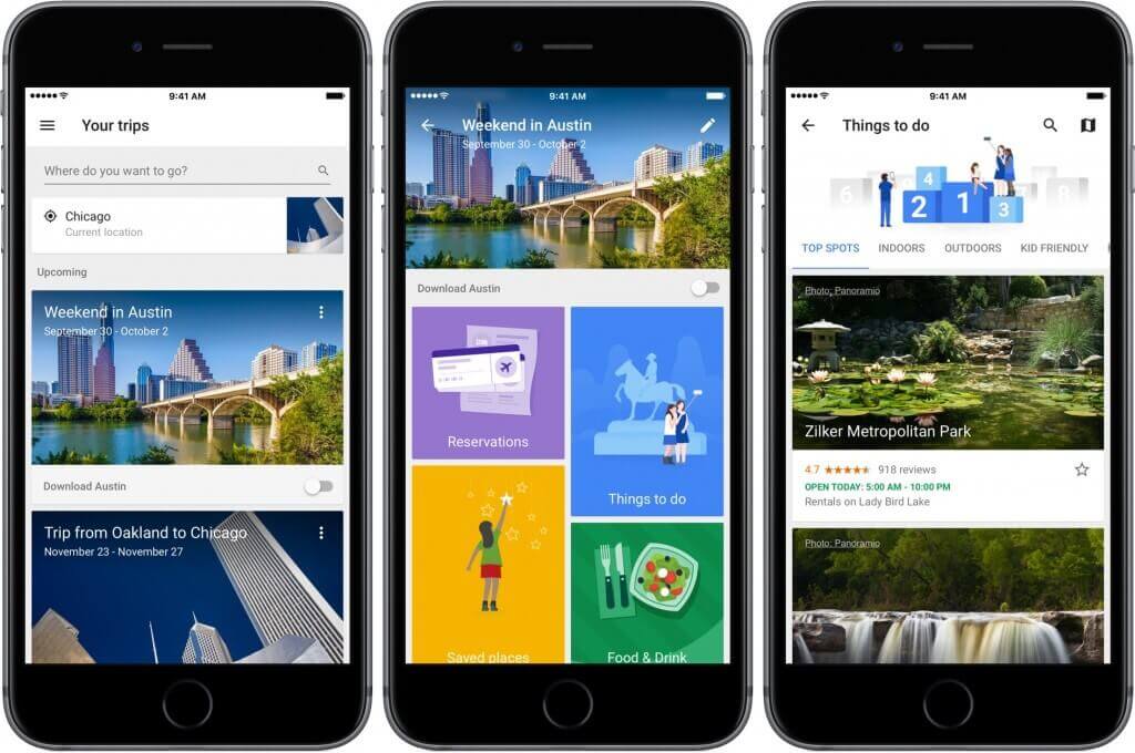 google trips app iphone