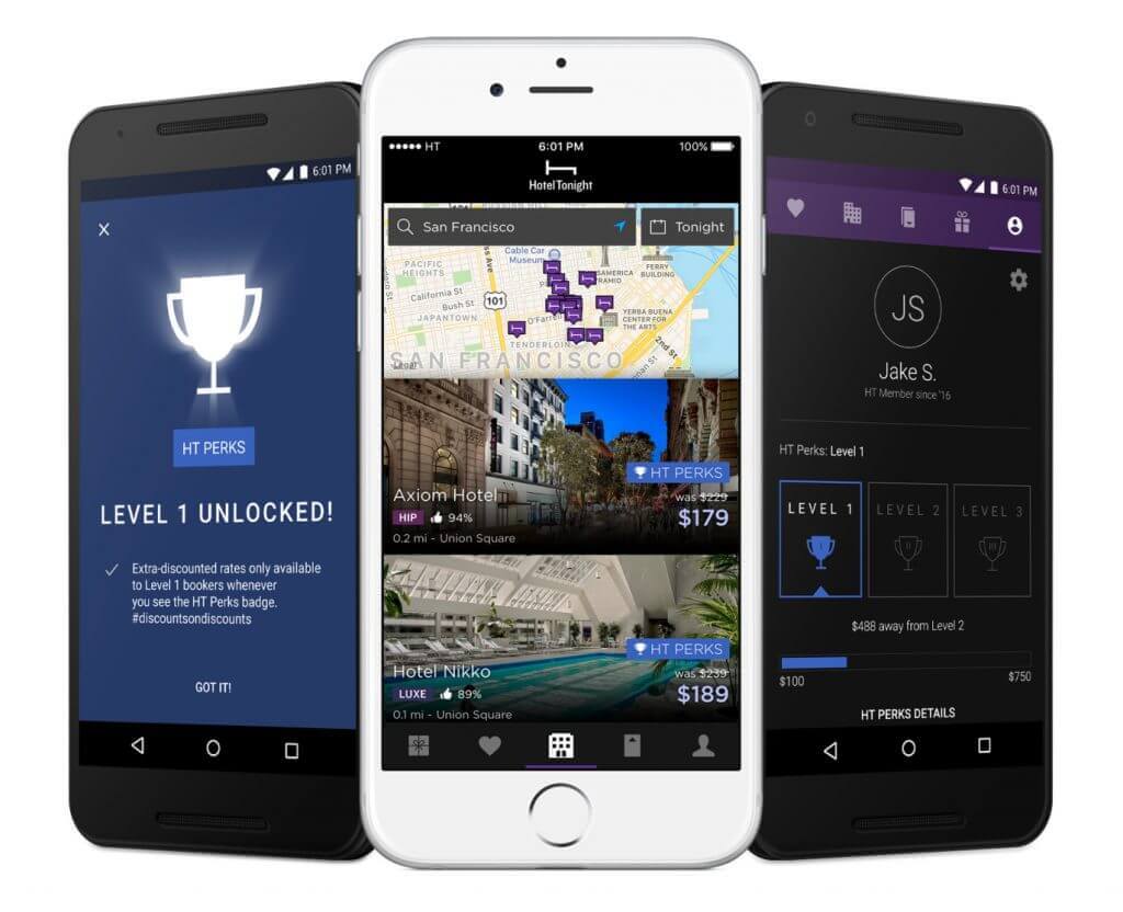 hoteltonight perks app