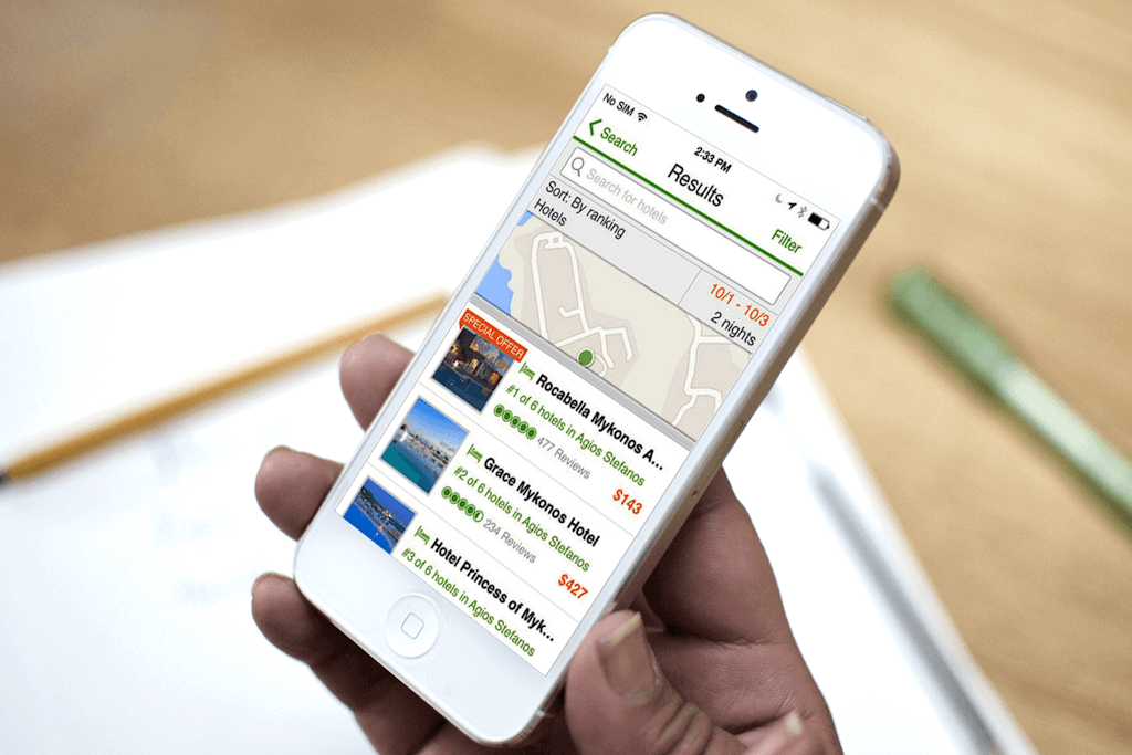 tripadvisor mobile booking app