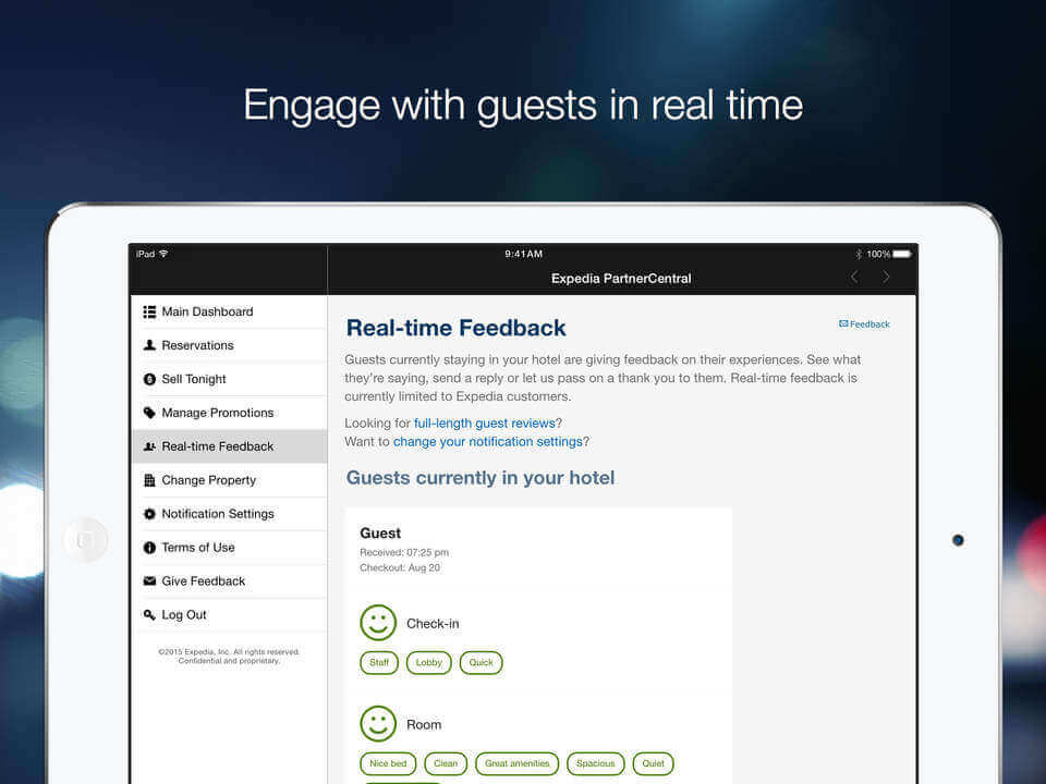 Expedia "Real-time Feedback" - what's so special?