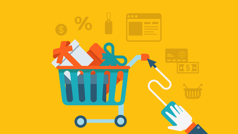 shopping cart with different purchases reflecting attribute based selling (abs) and how hotels could benefit from adopting retail best practices