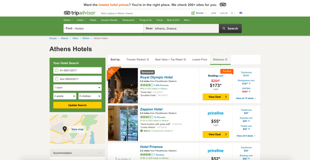 Metasearch Players Kayak and TripAdvisor Testing New Interfaces