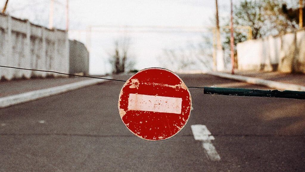 road signs blocking the way much like the removal of the cookie will makes things harder for marketeers