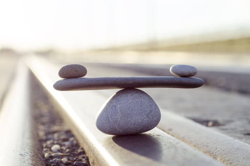 two stones balanced reflecting the questions to we decrease are hotel adr or not