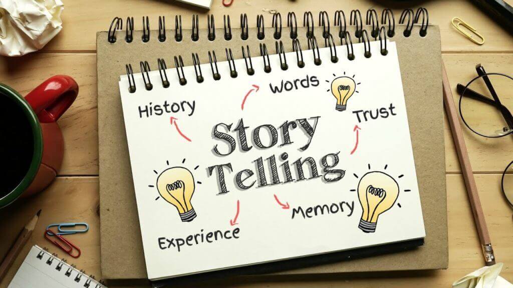 storytelling is a good way to help upselling
