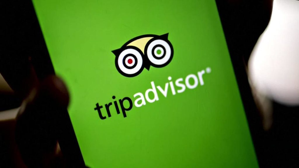 tripadvisor on a mobile phone