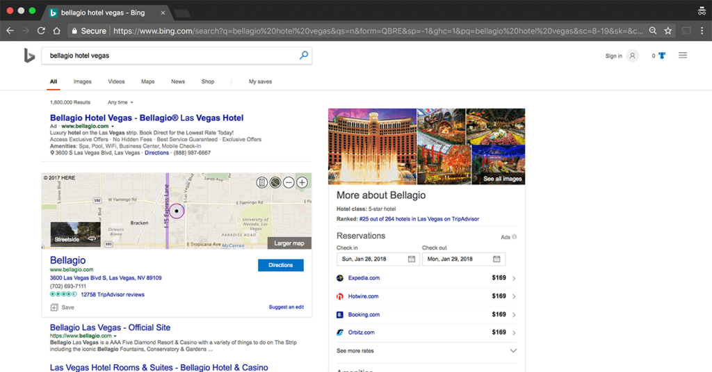 Bing gearing up to Hotel Ads general release