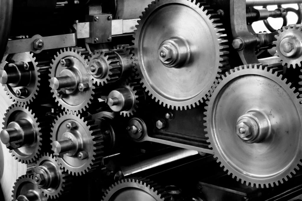 cogs of a machine key to effectiveness which is different to todays rms