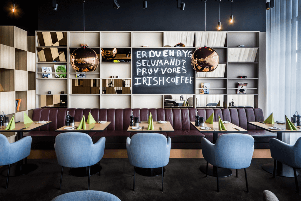 empty restaurant waiting for new reservation as they reopen