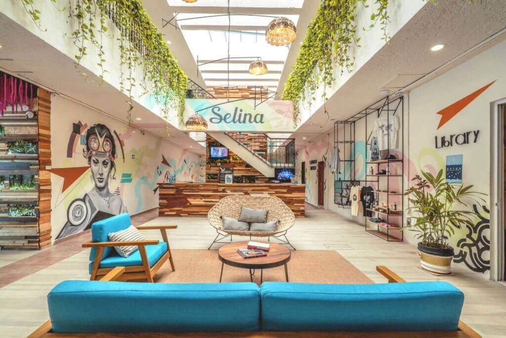 Selina Cancun Lobby
