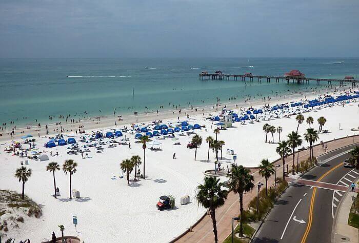 beach scene showing demand for hotels in US