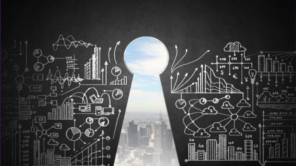 algorithms and view through a key hole indicative of revenue managers needing to look forward and be truly focused