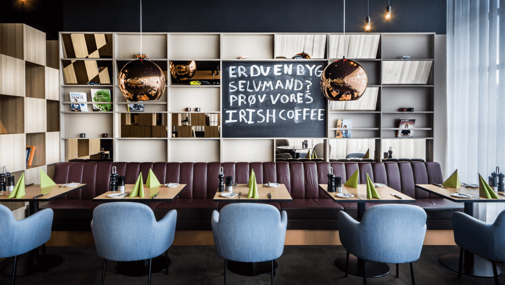 empty restaurant tables awaiting guests after accurate forecasting pays off