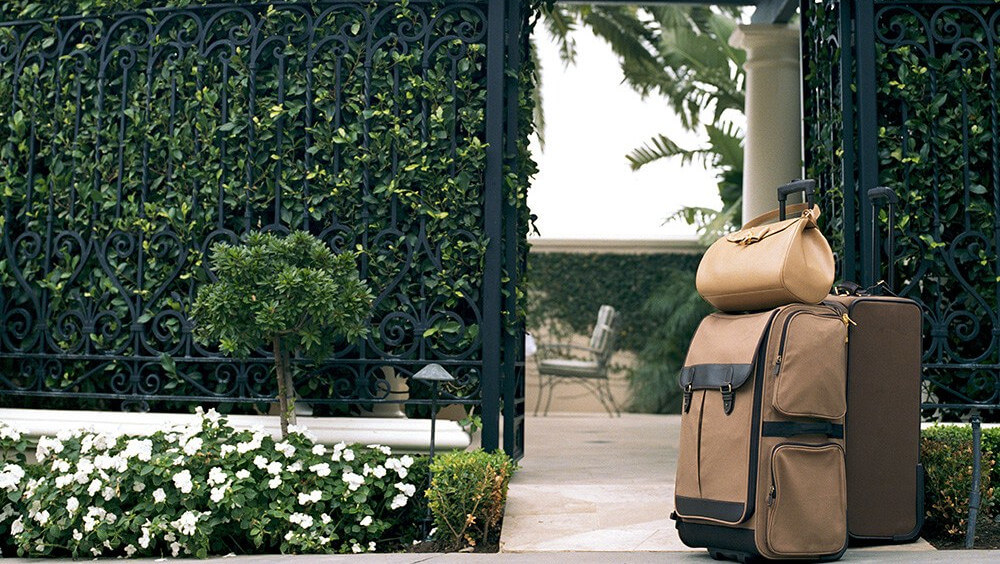 guest luggage at luxury hotels
