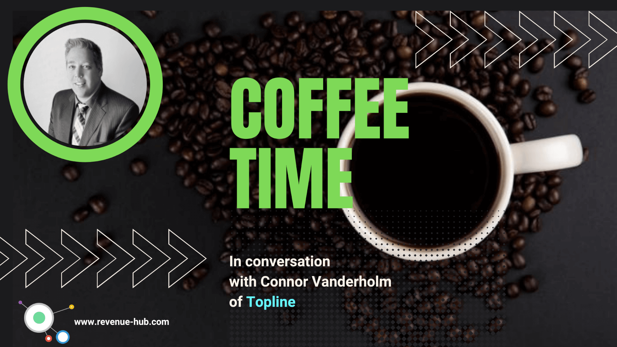 thimbnail image for coffee time discussion with connor vanderholm about starting a revenue management consultancy