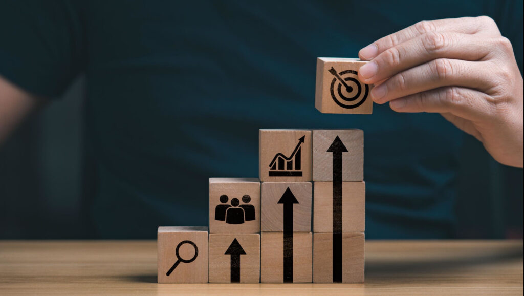 building blocks reflecting revenue management strategies to measure and maximize TRevPAR to achieve a diversified, stable revenue stream