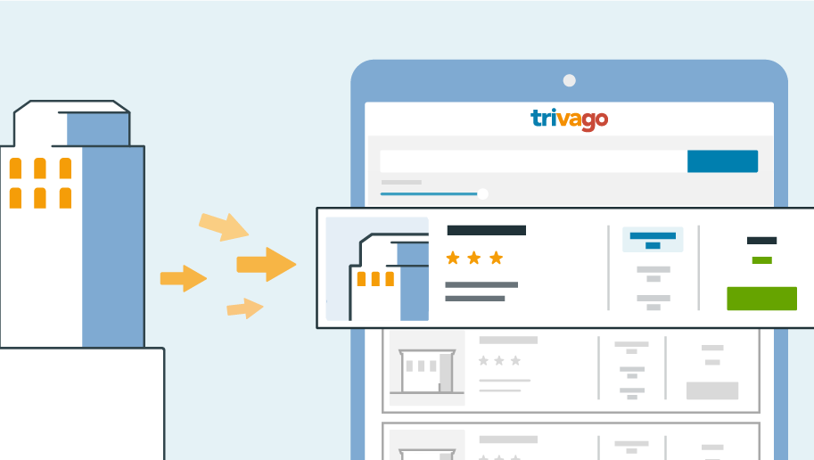trivago metasearch hotel listing and new free booking links offering