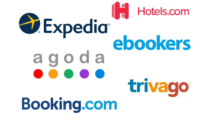 logos of some of the ota booking sites
