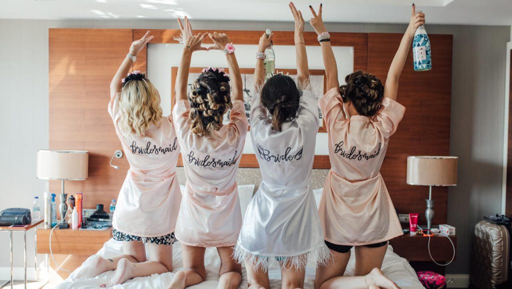 brides and bridesmaids pre wedding which can bring hotel buyouts but opportunity costs must be considered