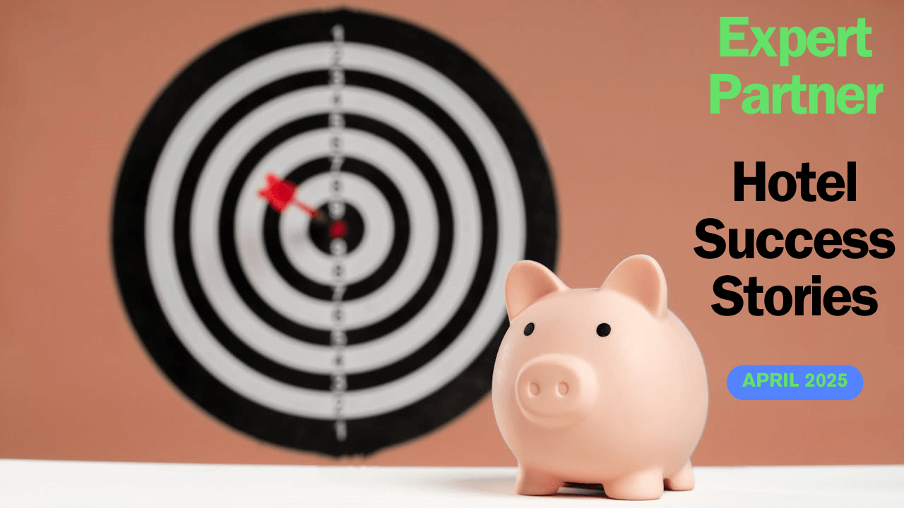 image of a piggy bank for articles about our expert partner hotel success stories for April 2025