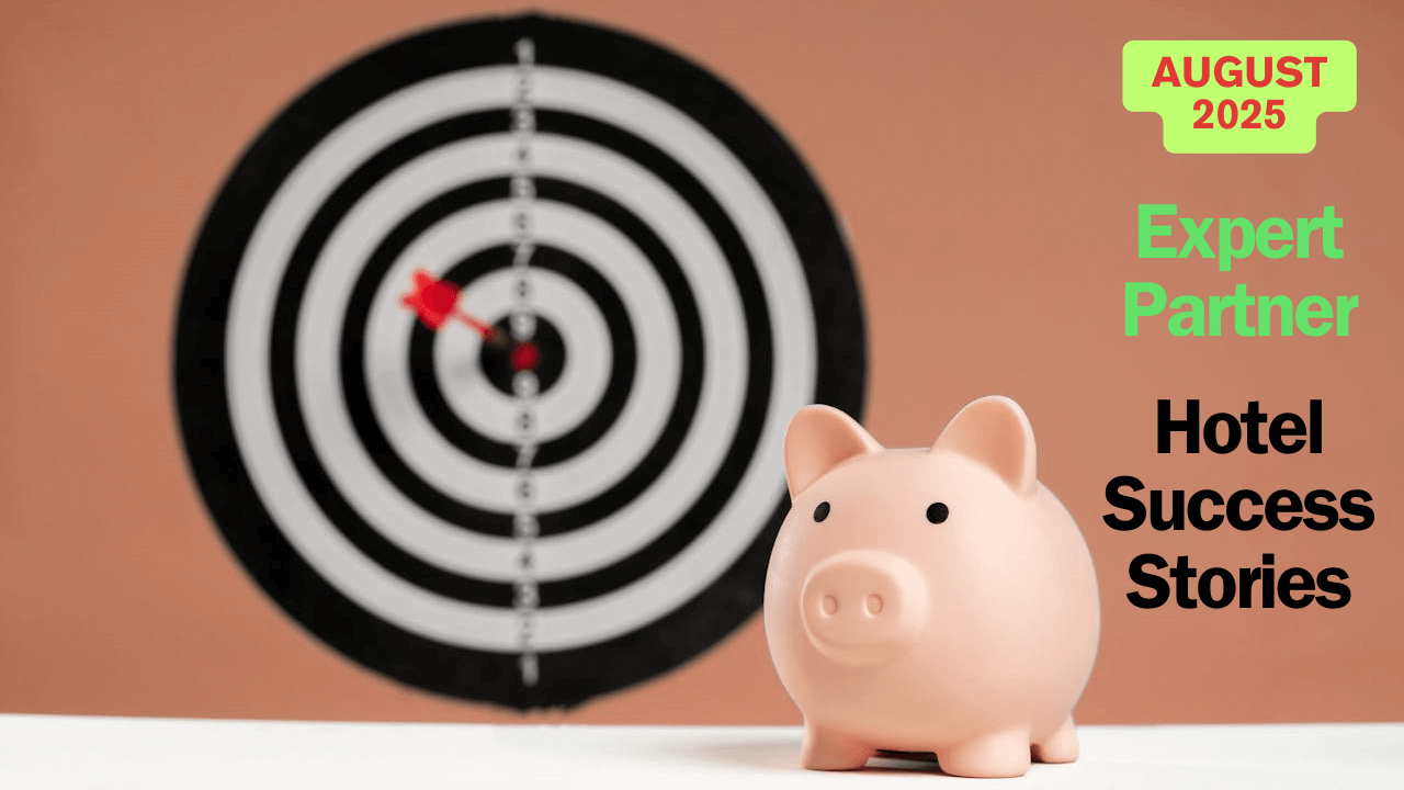 revenue hub article image outlining expert partner hotel success stories in august 2025