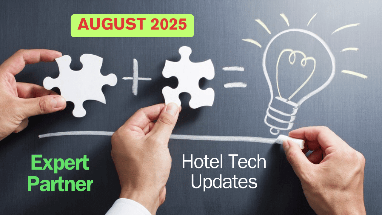 revenue hub article image outlining expert partner hotel technology updates in august 2025