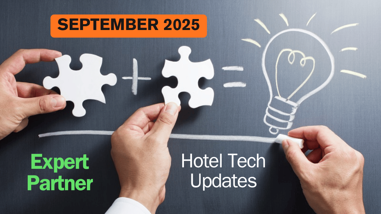 revenue hub article image outlining expert partner hotel technology updates in September 2025