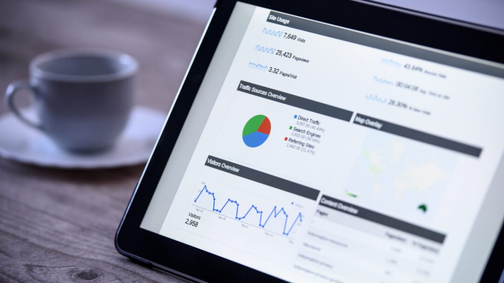 tablet with google analytics and the need for hotels to track ai traffic coming to their website